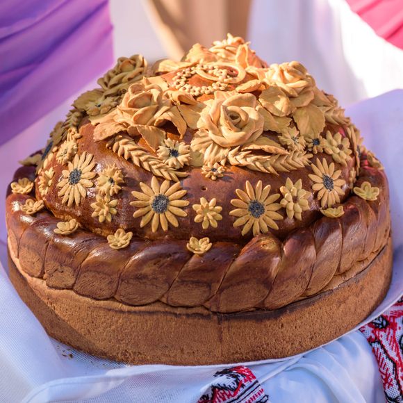 Korovai Korovai - Traditional Ukrainian wedding bread with intricate decorations. A symbol of prosperity and happiness.